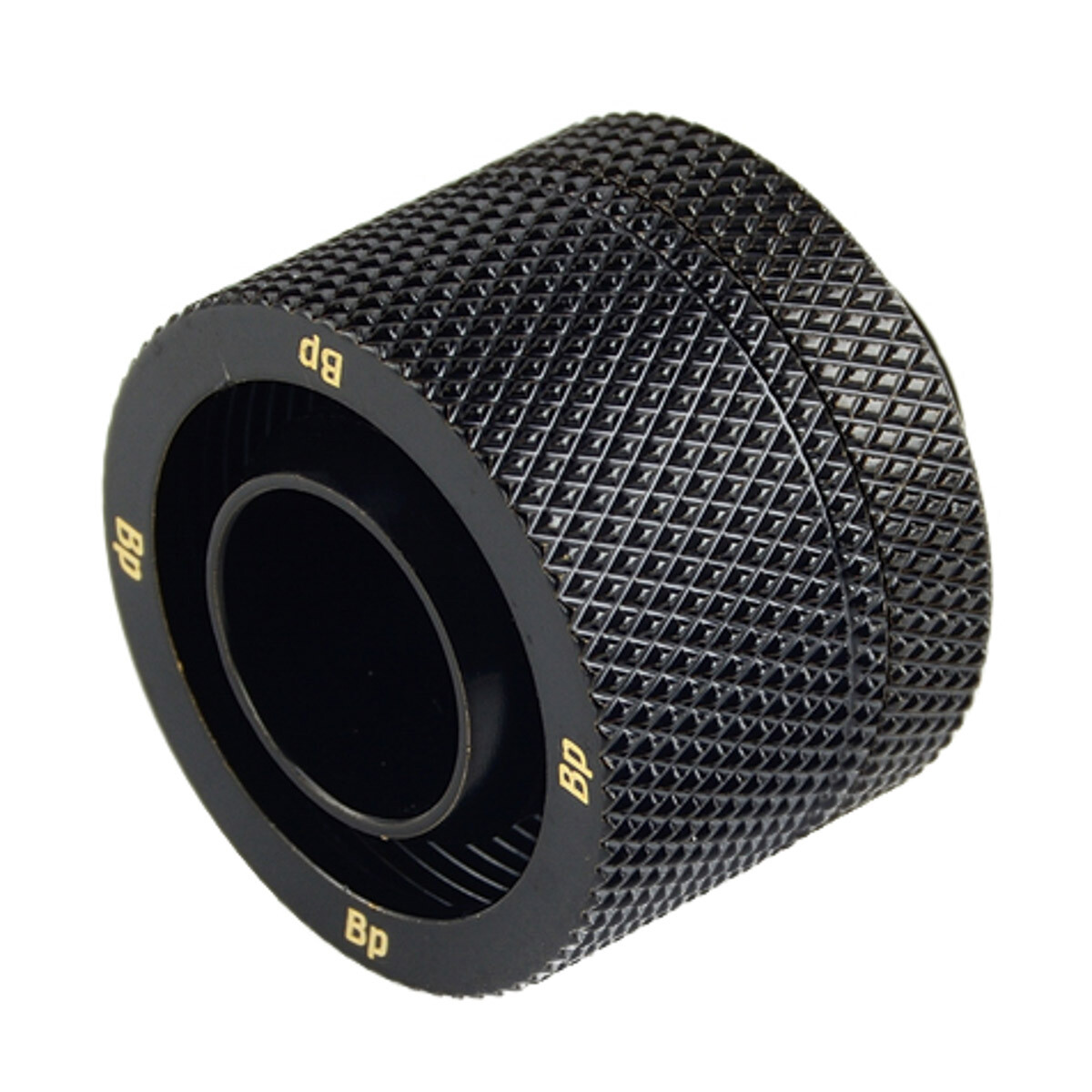Bitspower G1/4″ 1/2″ ID, OD 3/4″ OD Fitting, CC5U, Matte Black