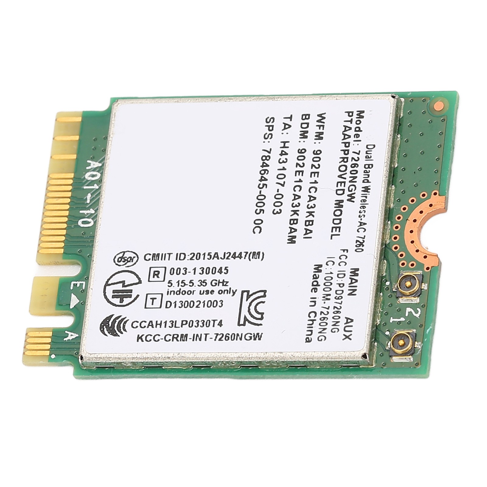 Dual Band WiFi Card 2.4Ghz 5Ghz 1200Mbps Bluetooth 4.0 NGFF M.2 Wireless In WIGO