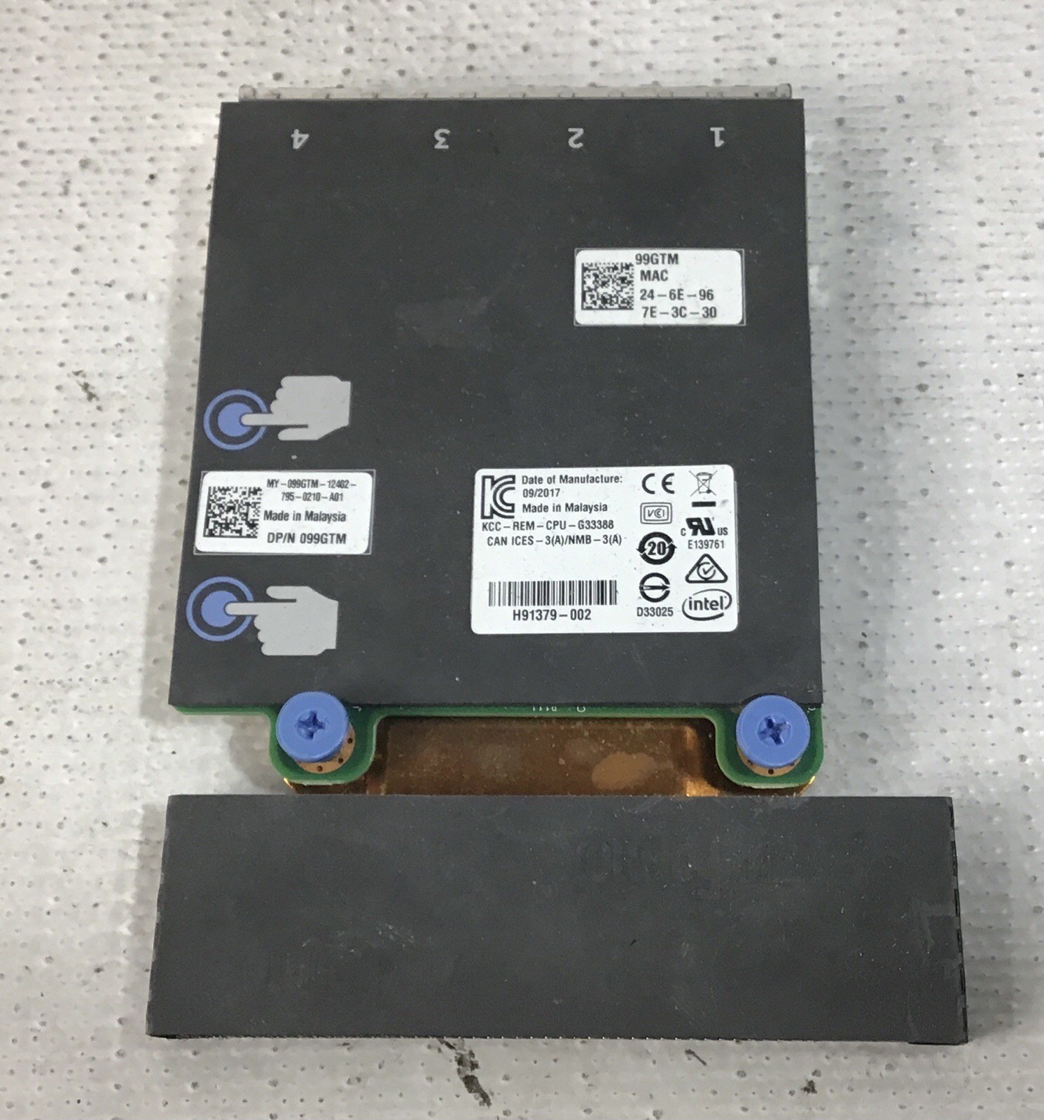 Dell 2×10/1G Quad Port X540-T2 Ethernet Converged Network Adapter 099GTM