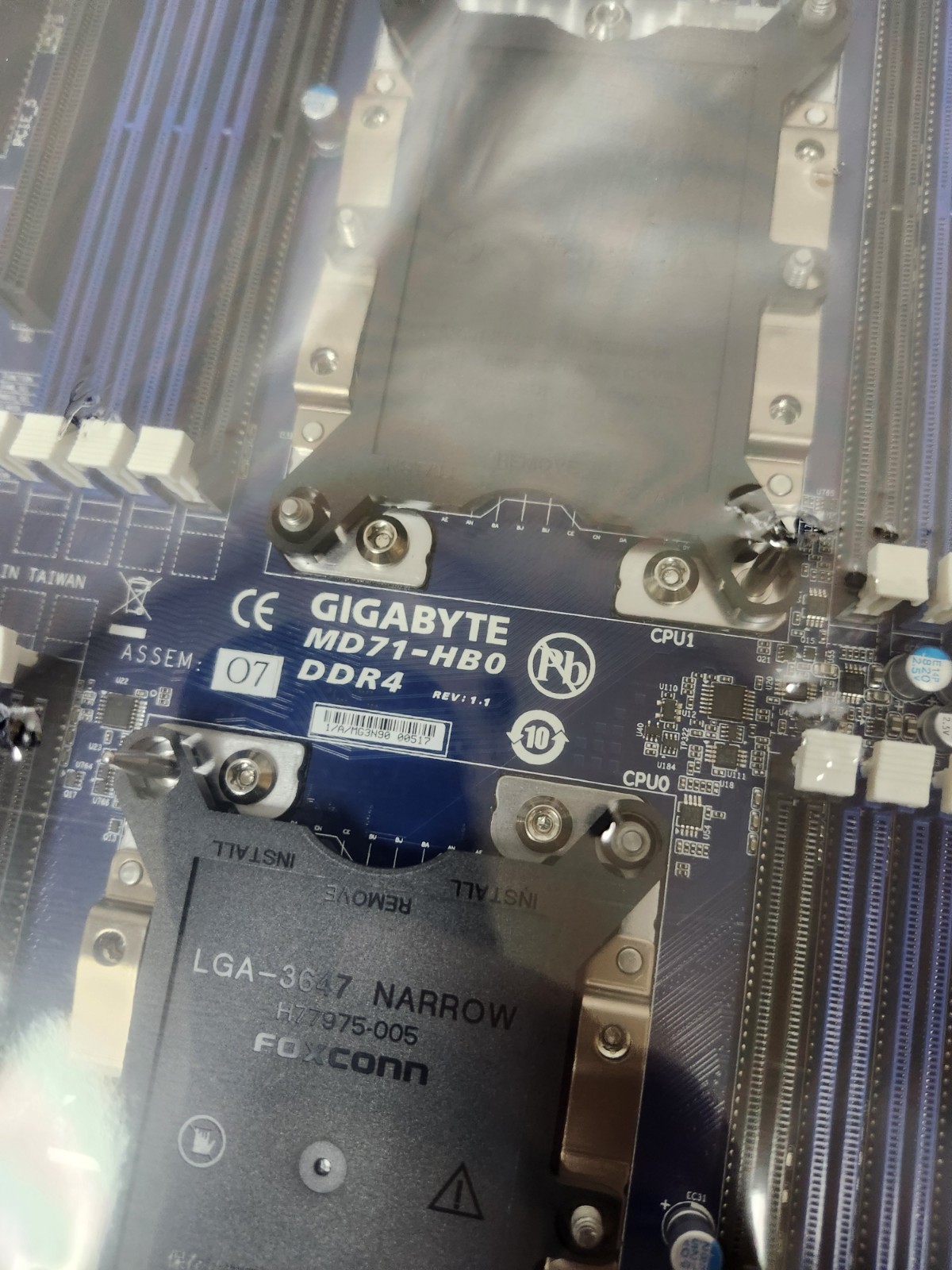 For GIGABYTE MD71-HB0 Server Motherboard LGA3647 DDR4 E-ATX Serverboard New