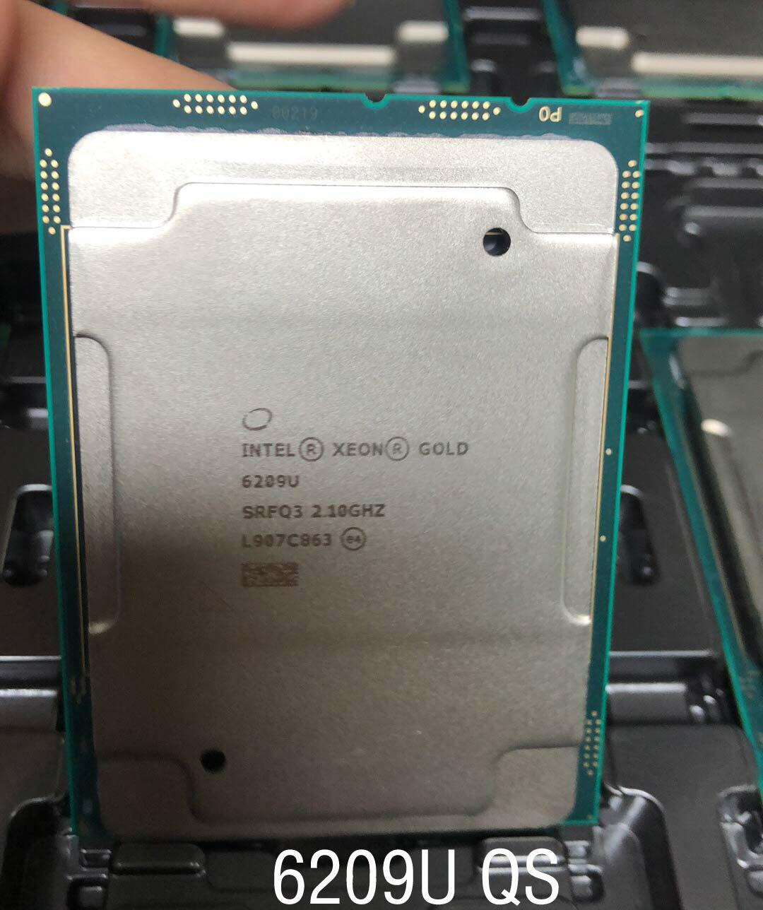 Intel Xeon Gold 6209u QS qs29 20-Core 2.1g server processor CPU