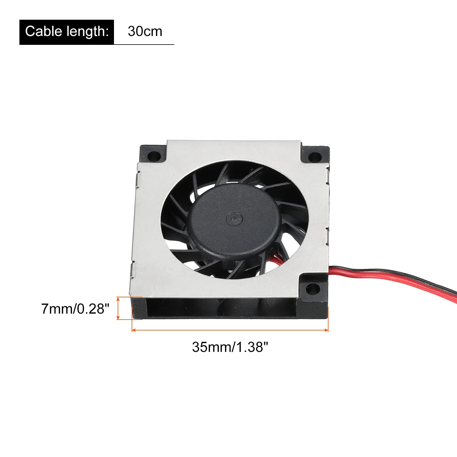 DC Brushless Fan Cooling Blower Fan Cooler 3507 35x35x7mm DC 12V 0.1A