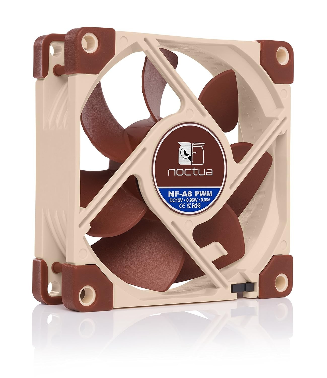 80mm NF-A8 PWM Fan with Low Noise Adaptor & Anti-Vibration Mounts – Top Choice