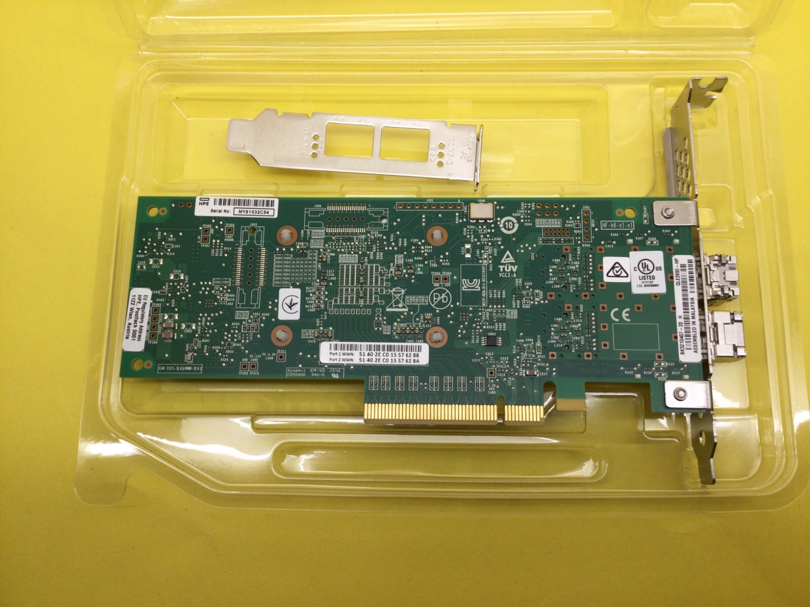 P9D94A HPE QLE2692 SN1100Q 16Gb Dual Port Fibre Channel HBA 853011-001