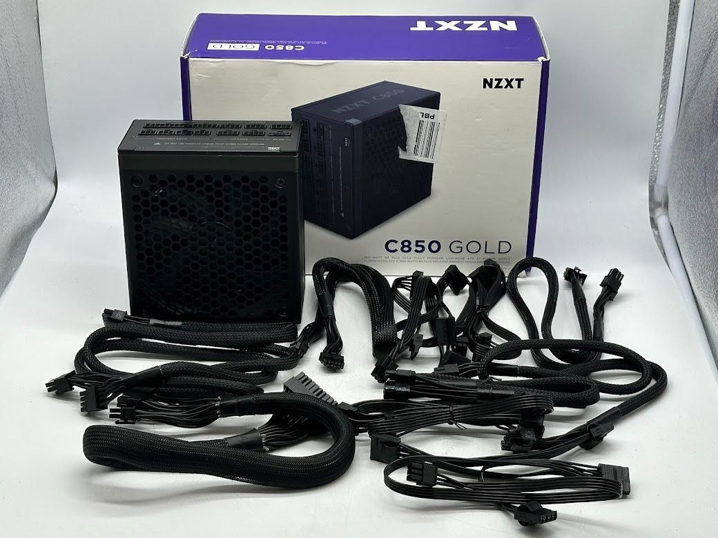 NZXT C850 Gold ATX 3.1 – Fully Modular Low-Noise PC Gaming Power Supply