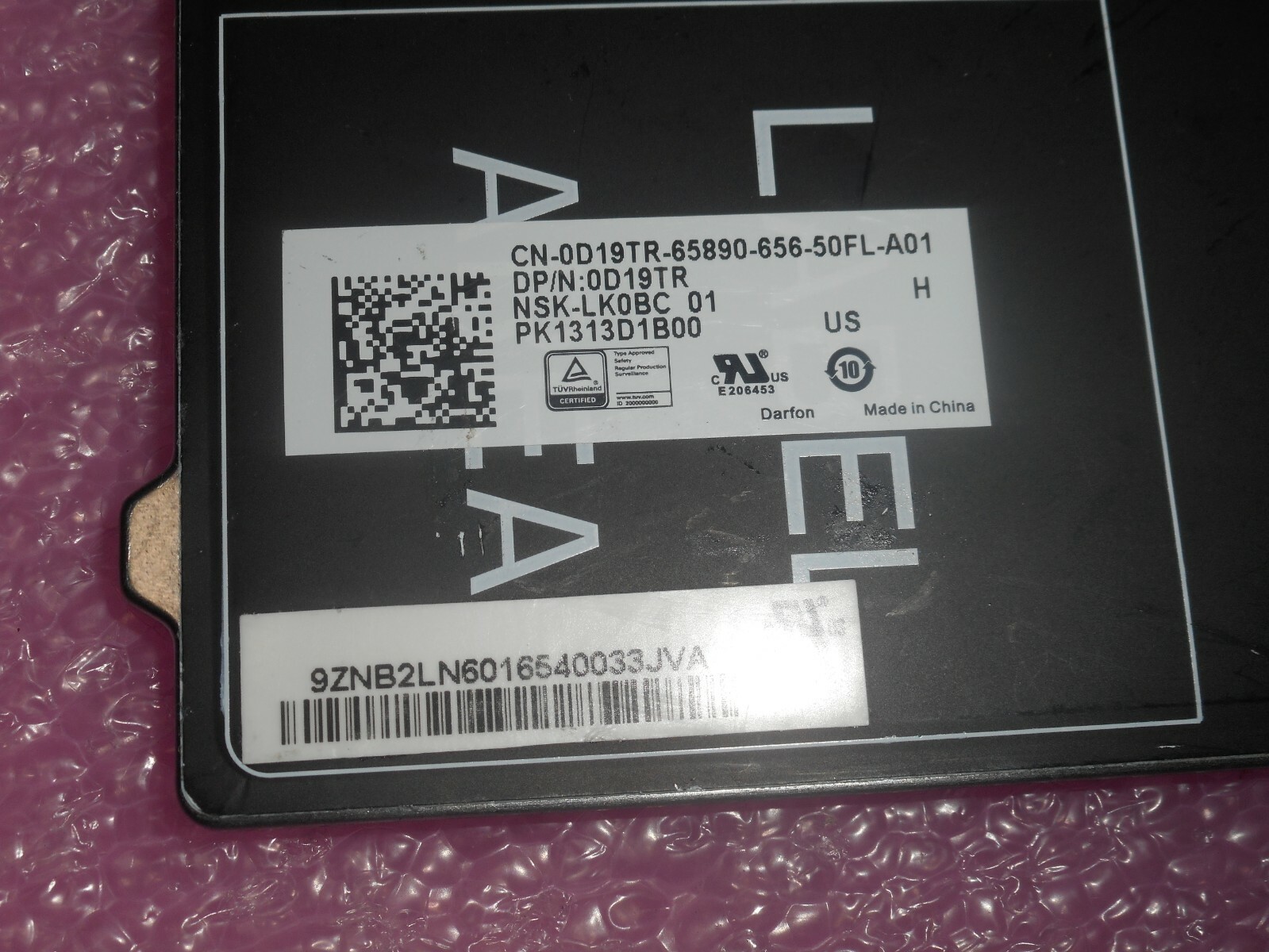 SINGLE KEY CAP+CLIP DELL LATITUDE E7450 E7470 P/N D19TR MODEL NSK-LK0BC, CHC03