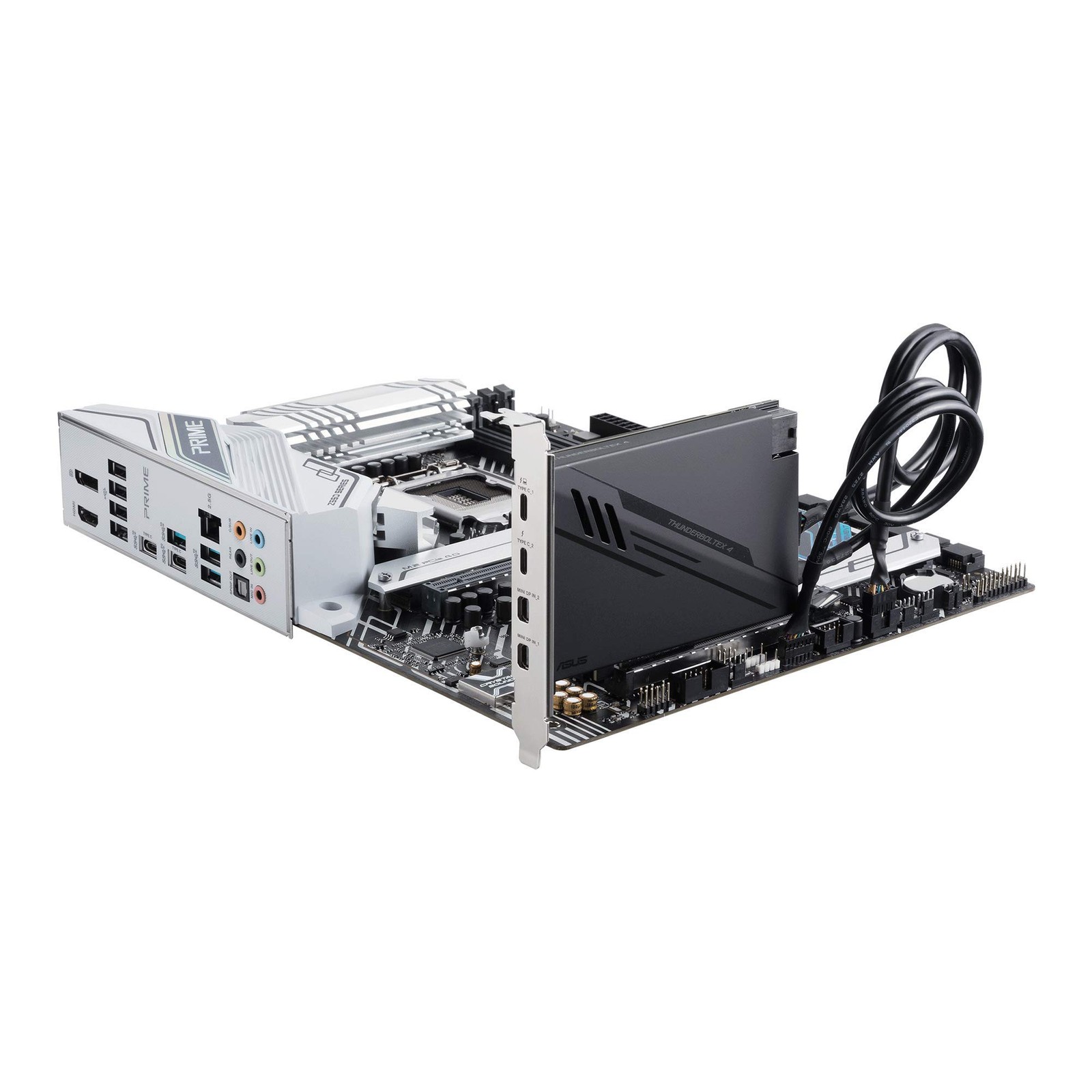 ASUS ThunderboltEX 4 Card with 2 Thunderbolt 4 Ports and DisplayPort 1.4 Support