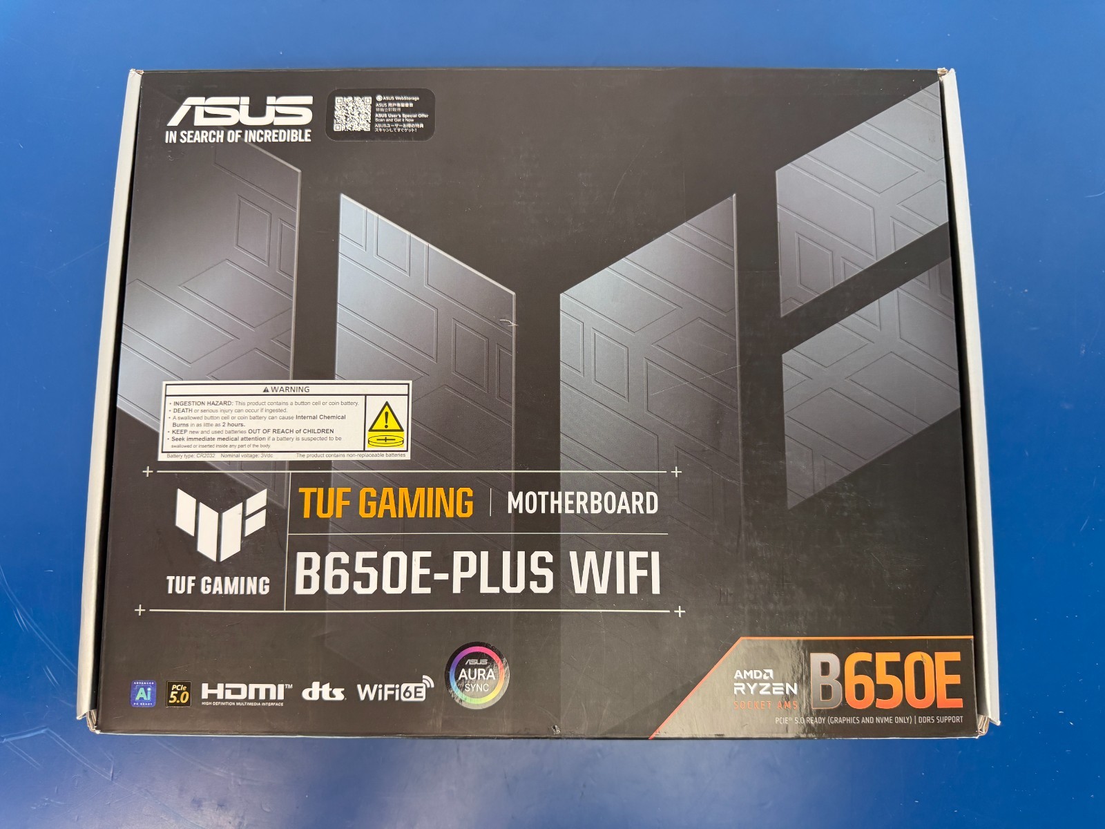 ASUS TUF GAMING B650E-PLUS WIFI AMD B650 ATX motherboard Ryzen 7000 8000 9000