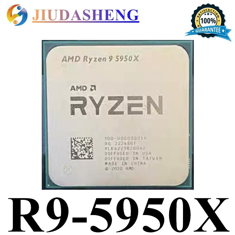 AMD Ryzen 9 5950X 3.4-4.9GHz 16Core 32Thr 105W Socket AM4 CPU Processor R9-5950X