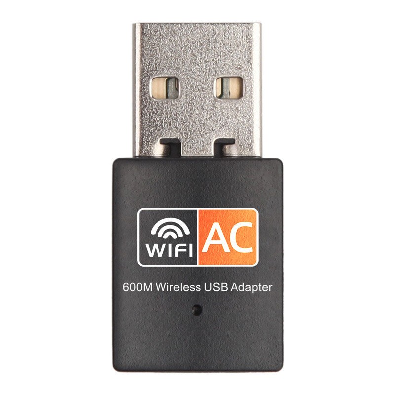 Mini Dual Band USB WiFi 600Mbps Wireless Adapter Network Card 2.4 / 5GHz
