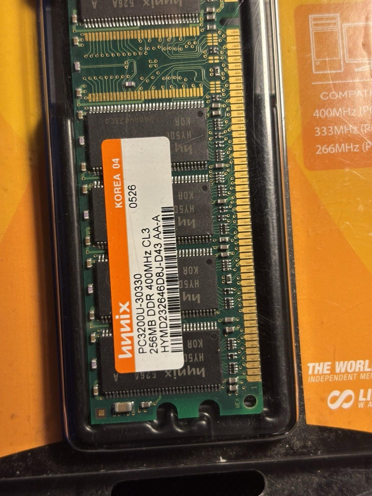 Kingston ValueRAM 512MB PC-3200 DDR-400 DDR SDRAM 184-Pin DIMM Registered
