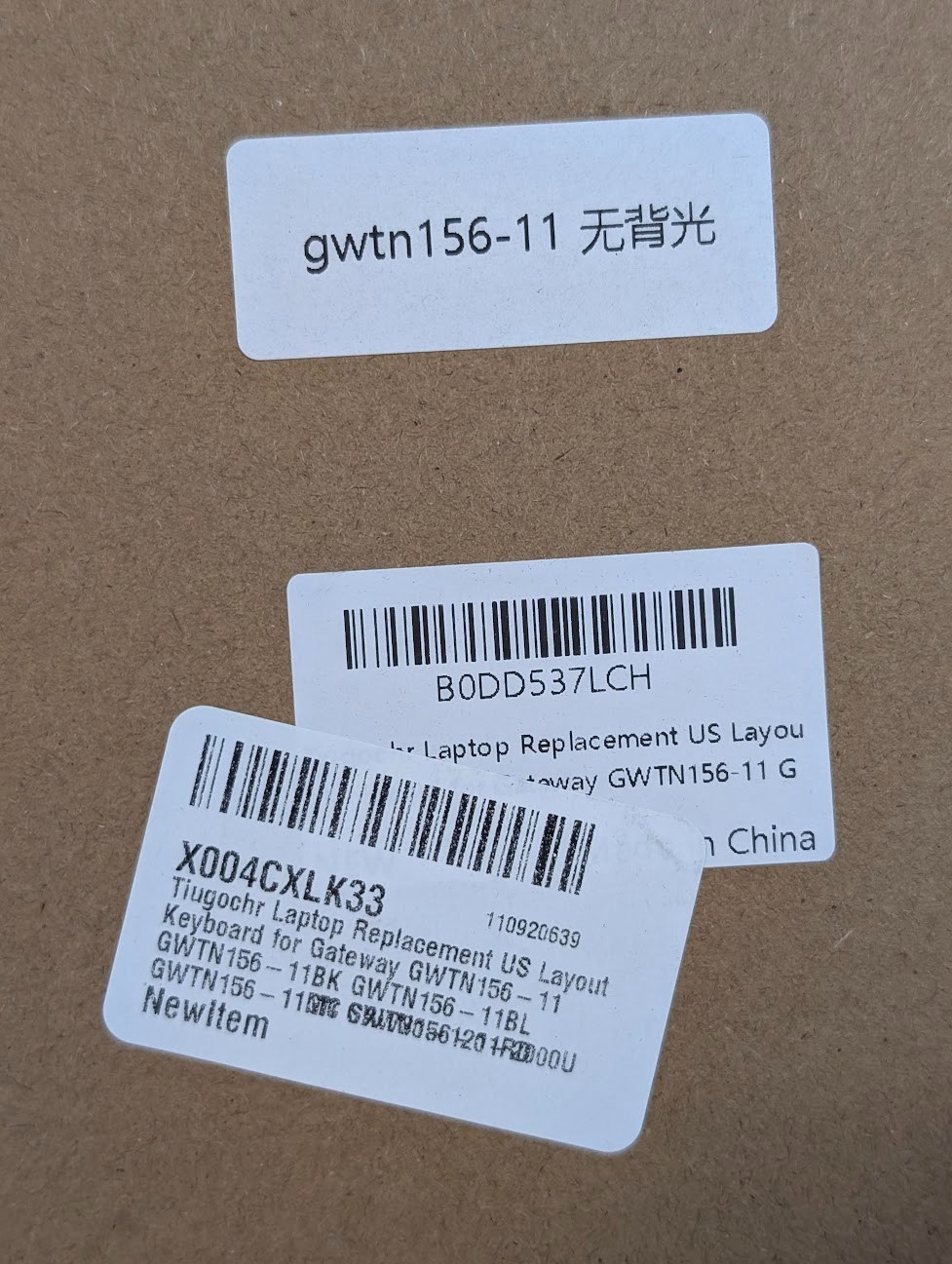 NEW US For Gateway GWTN156-11 GWTN156-11BK GWTN156-11BL RD MC Laptop Keyboard
