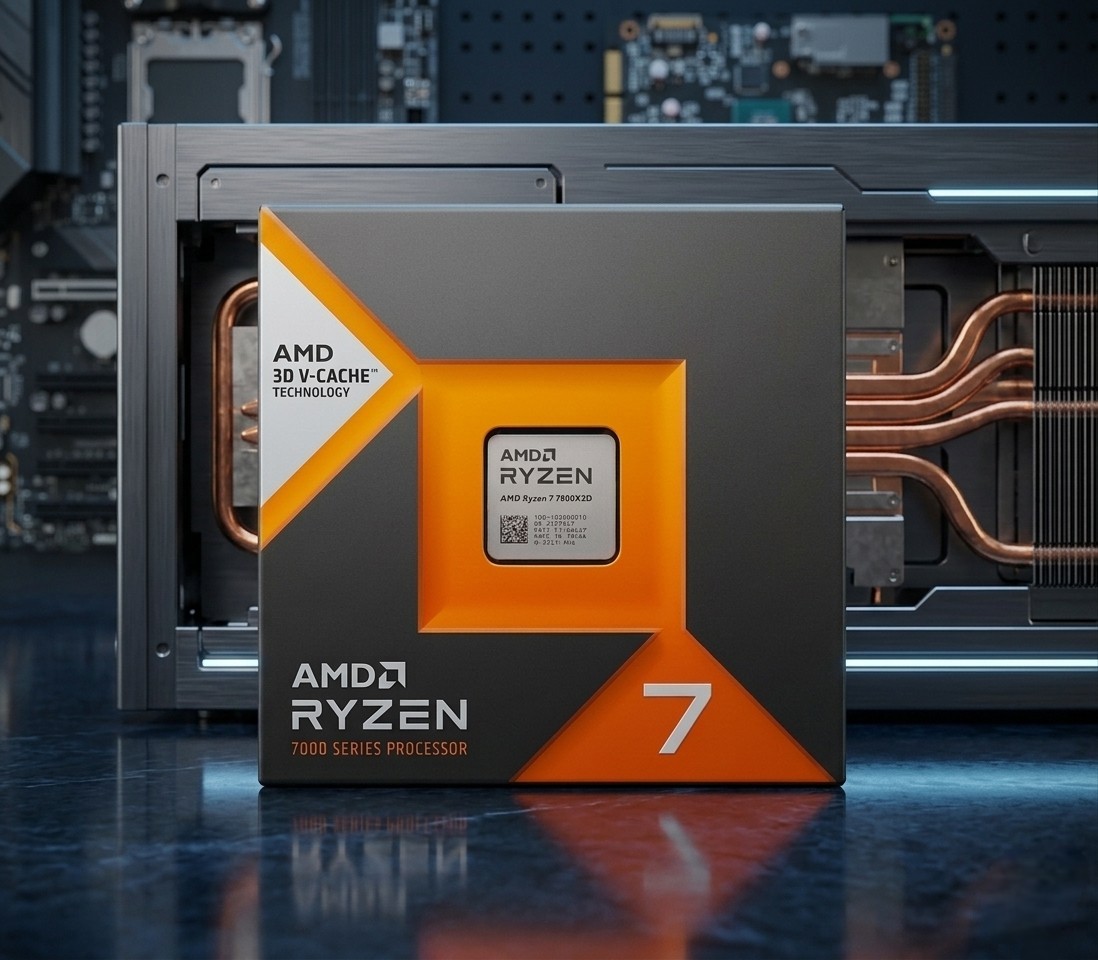 AMD Ryzen 7 7800X3D 8-Core, 16-Thread Desktop Processor – NEW