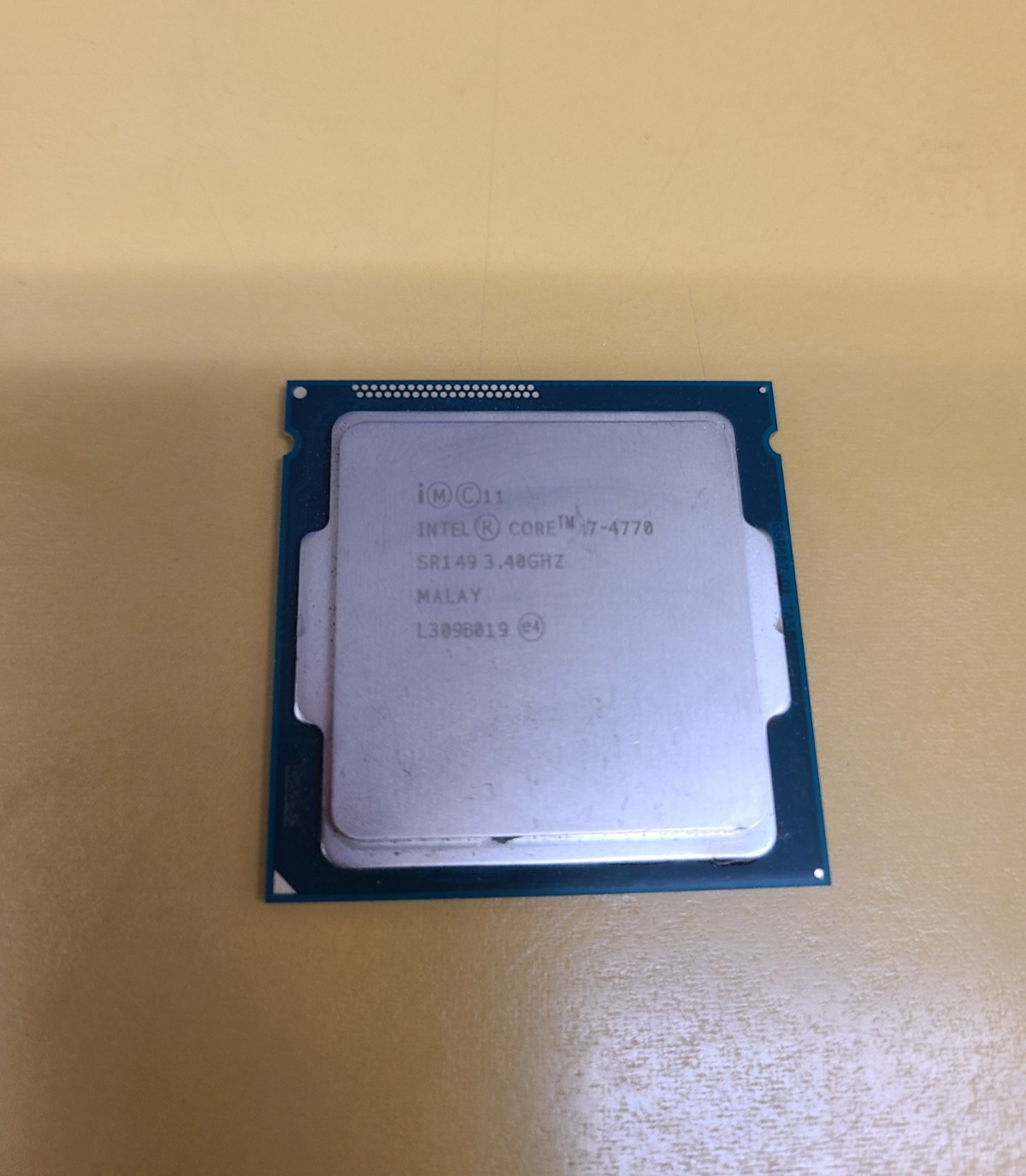 USED – Intel Core I7-4770 3.40 GHz SR149 Quad-Core Processor – CPU only