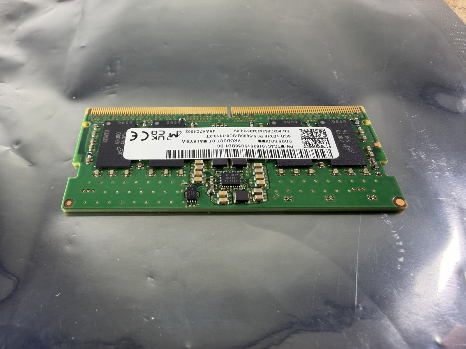 MICRON 8GB 1RX16 PC5-5600B LAPTOP RAM
