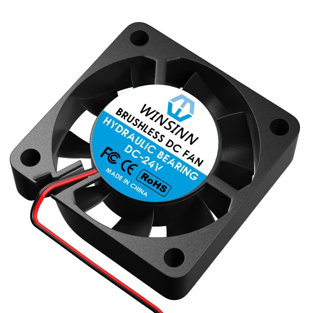 Ultra-Quiet 40mm 24V Fan Replacement – 5-Pack with Hydraulic Bearing Technology