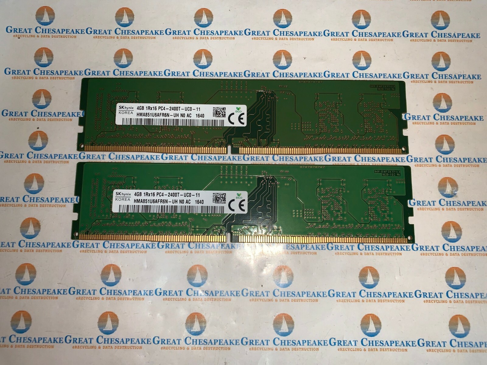 «Lot of 2» SKHynix HMA851U6AFR6N-UH 8GB Total (4GBx2) DDR4 PC4-2400T RAM Module