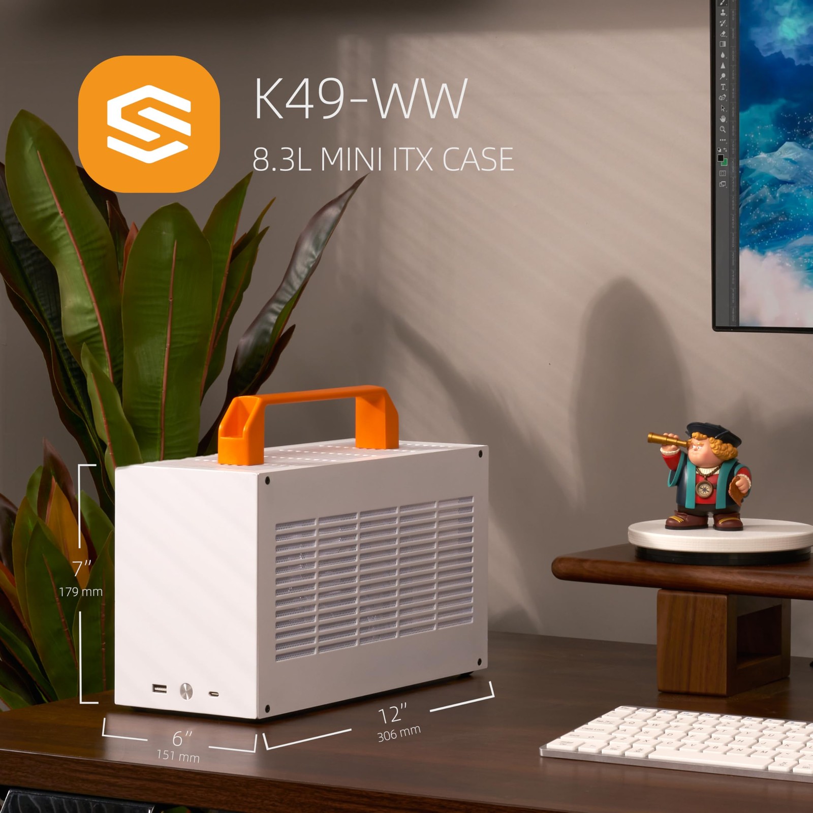K49WW Mini ITX Case 8.3L Standard Edition
