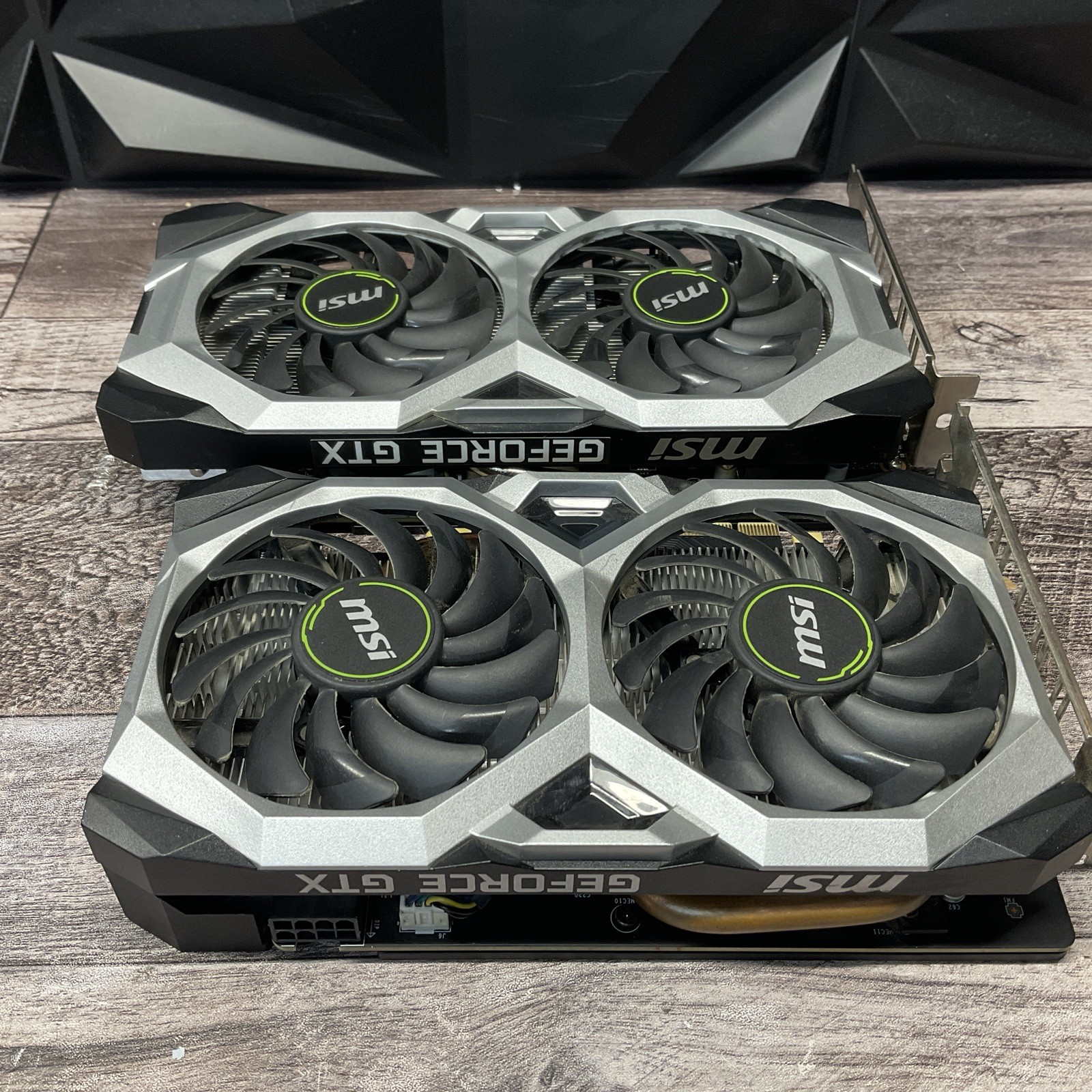 Lot of 2 MSI GTX 1660 Ti & 1660 SUPER Ventus XS OC Not Working