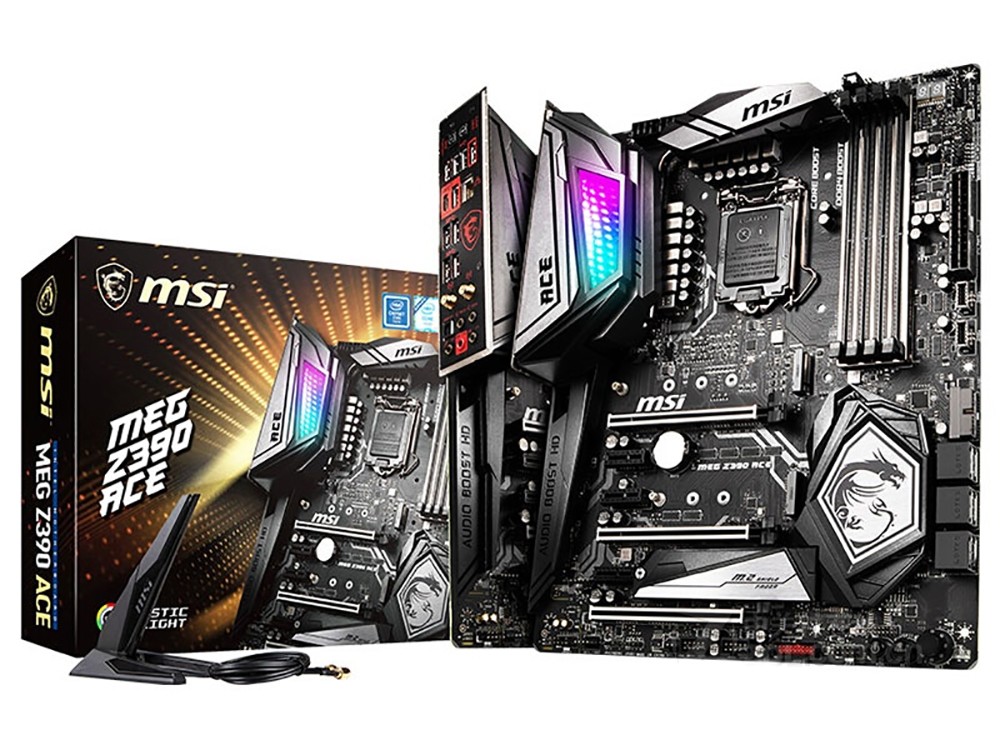 For MSI MEG Z390 ACE motherboard Z390 LGA1151 4*DDR4 64G ATX Tested ok