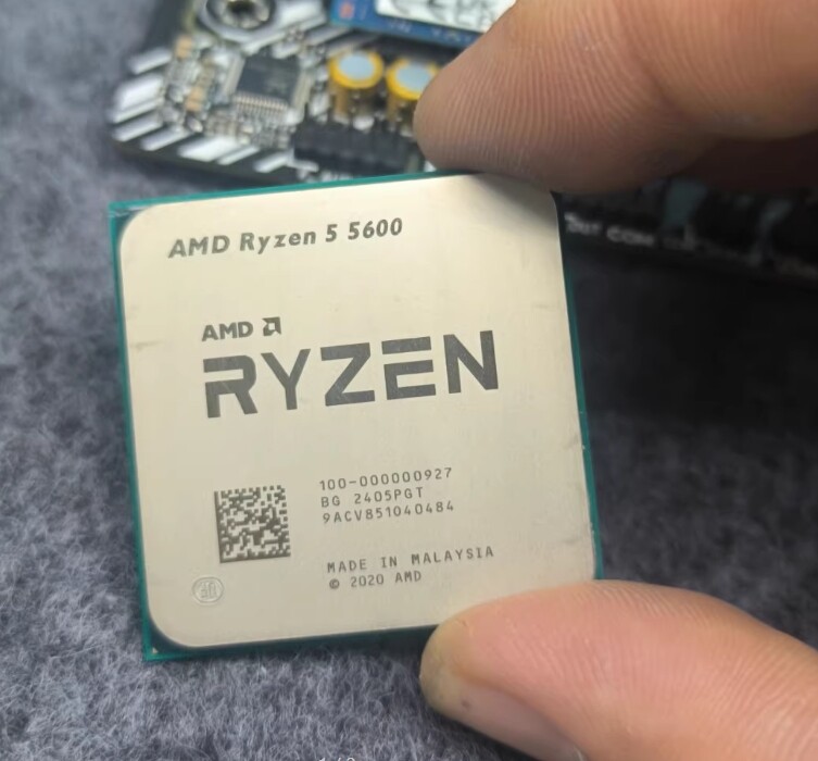 AMD Ryzen5 5600 R5-5600 6-Core 12-Thr 3.5Ghz 65W Socket AM4 Support B450 A320