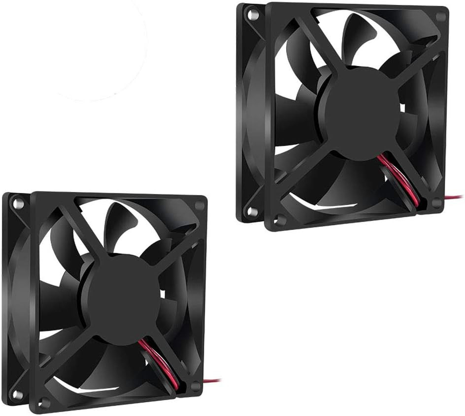 Fan 80Mm X 80Mm X 25Mm Fan DC 24V 8025 Brushless Cooling Fan 2Pcs