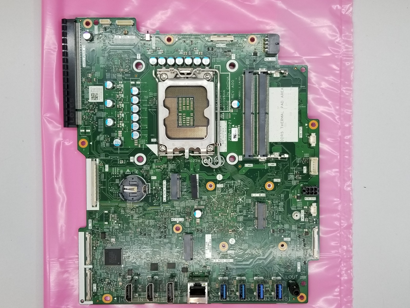 Dell Optiplex AIO 7410 All-in-One Desktop Motherboard LGA1700 DDR5 DP/N: 0RV5V3