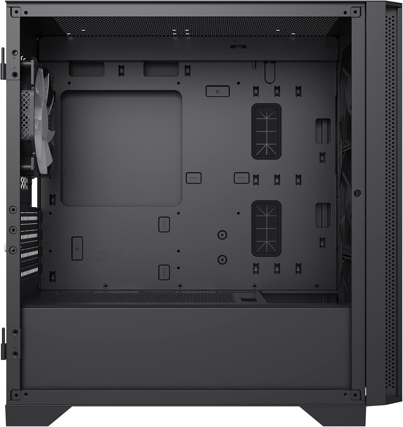 AIR 100 ARGB Micro-Atx Tower with Four ARGB Fans Pre Installed, Ultra-Minimalist