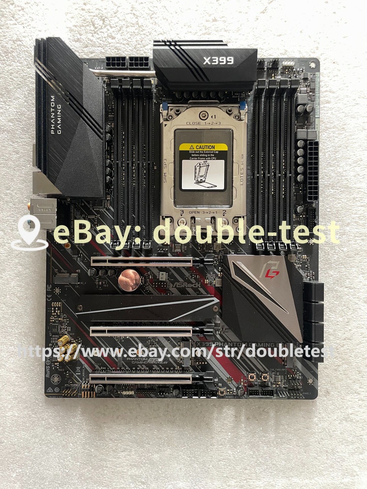 For Asrock X399 Taichi Motherboard Socket TR4 DDR4 ATX 100% Tested