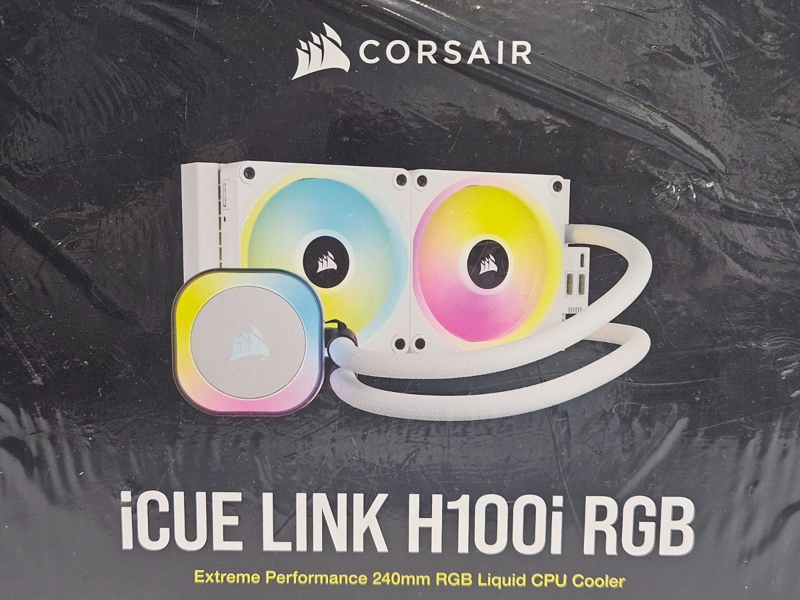 Corsair iCue Link H100i RGB 240mm Extreme Performance Liquid CPU Cooler White