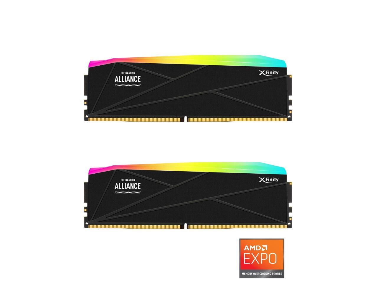 V-COLOR DDR5 TUF GAMING ALLIANCE Manta XFinity 64GB (32GBx2) 6400MHz CL32 1.4V A
