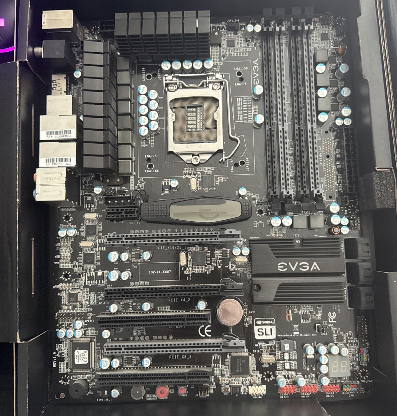 EVGA P55 Ftw Desktop Motherboard – Intel P55 Express Chipset – Socket 1156 – ATX