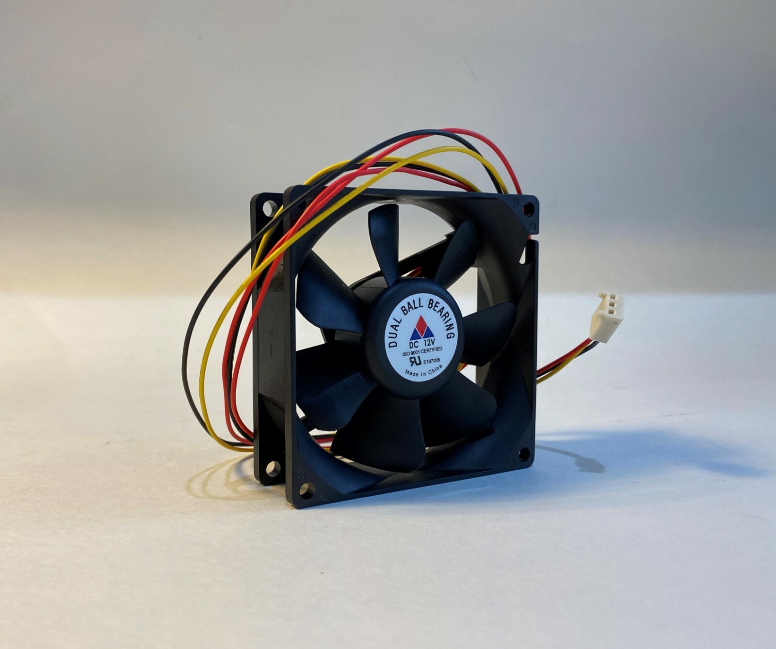 ASCENT 1D18025MB2-3 80x80x25MM DC12V DUAL BALL BEARING FAN W/3-PIN – NEW