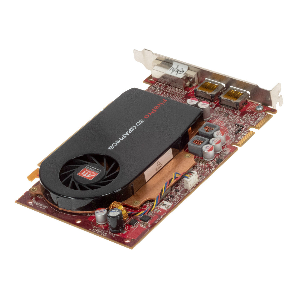 Graphic Card ATI Firepro V3750 256MB 102-B66701 (B) 0K730M Display Port Dvi-I