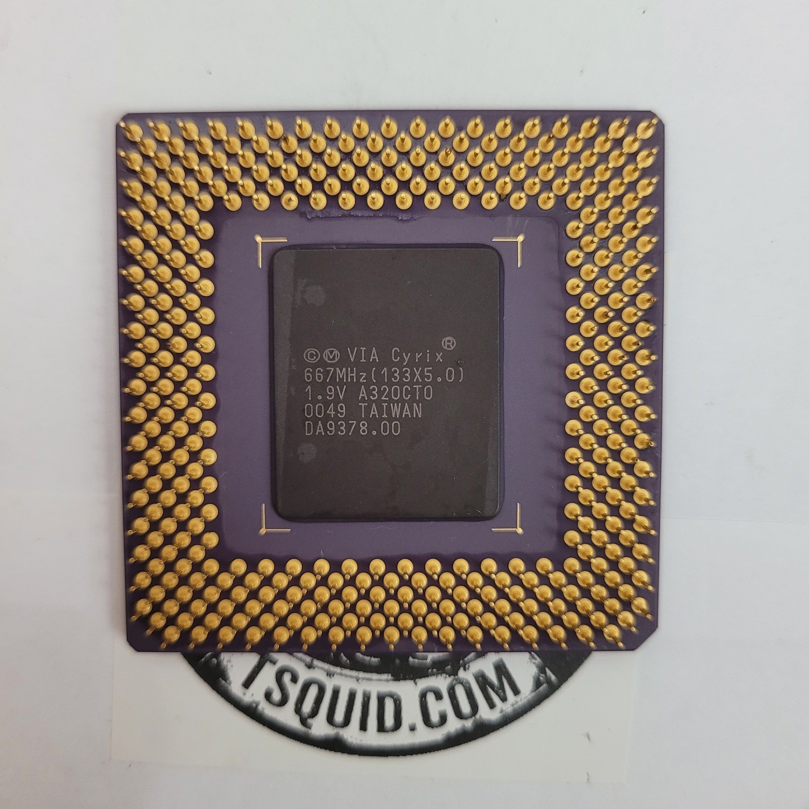 VIA Cyrix III CPU Processor A320CT0 667MHz 133FSB 1.9V Socket 370 133×5 Vtg GOOD