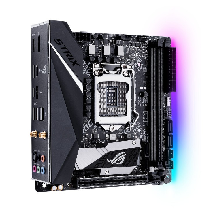 ASUS ROG STRIX B360-I GAMING LGA 1151 Intel B360 DDR4 DIMM Mini-ITX Motherboard