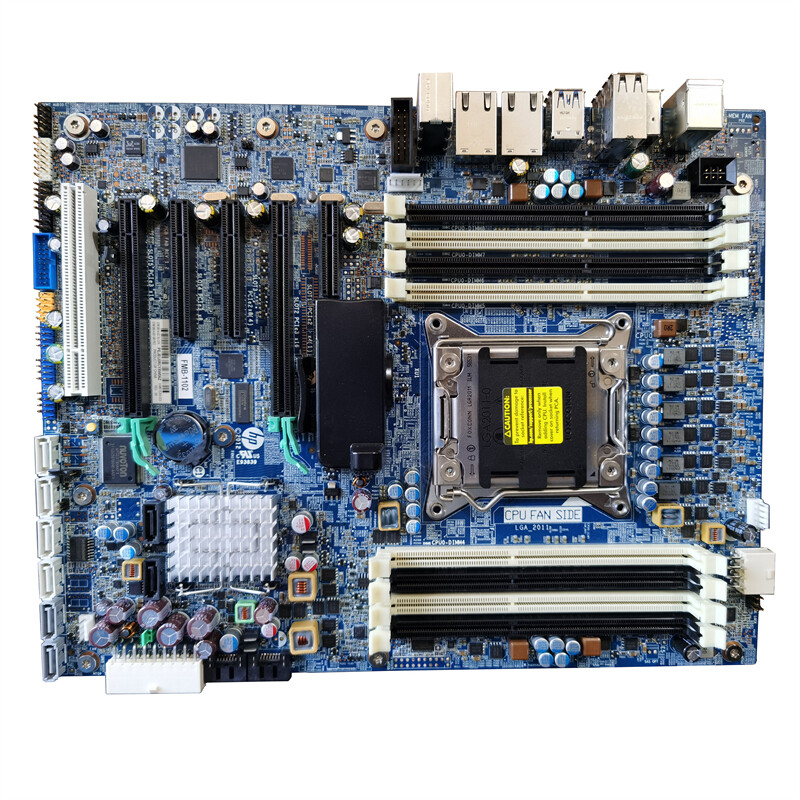 For HP Z620 Workstation Motherboard LGA2011 708614-001 618624-003/002