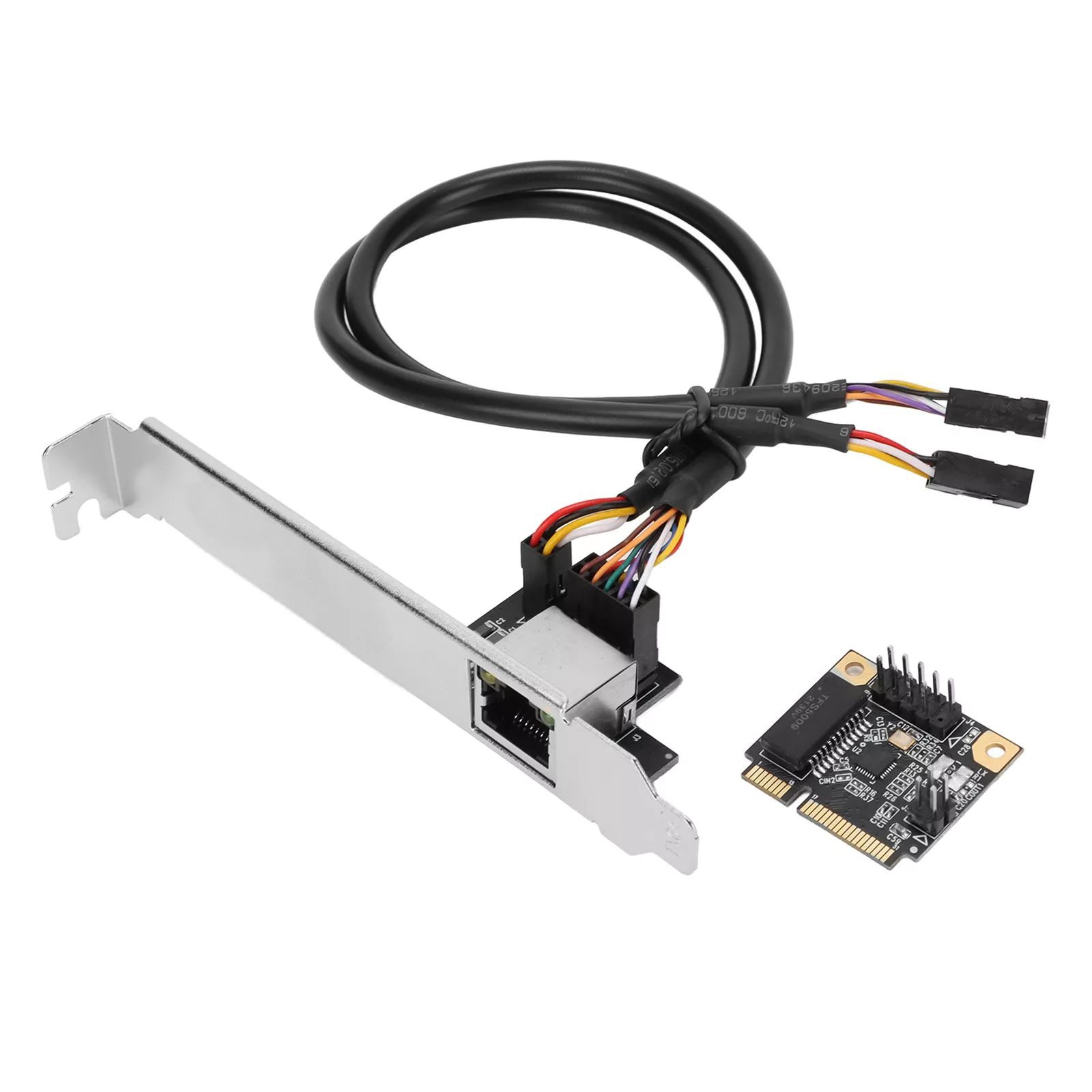 RTL8111H 10/100/1000Mbps Mini PCI E Gigabit Ethernet Card Free Drive RJ 45 New