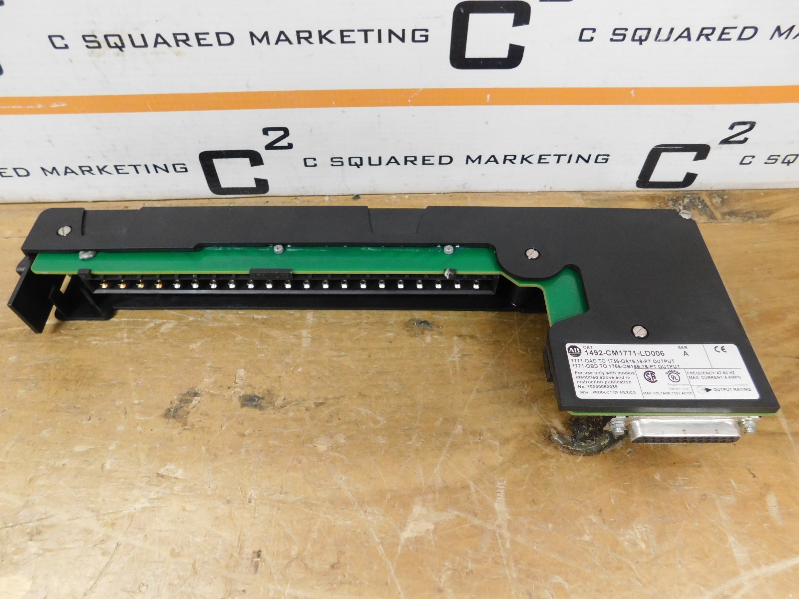 Allen Bradley 1492-CM1771-LD006 Ser A Swing arm conversion module used CSQ