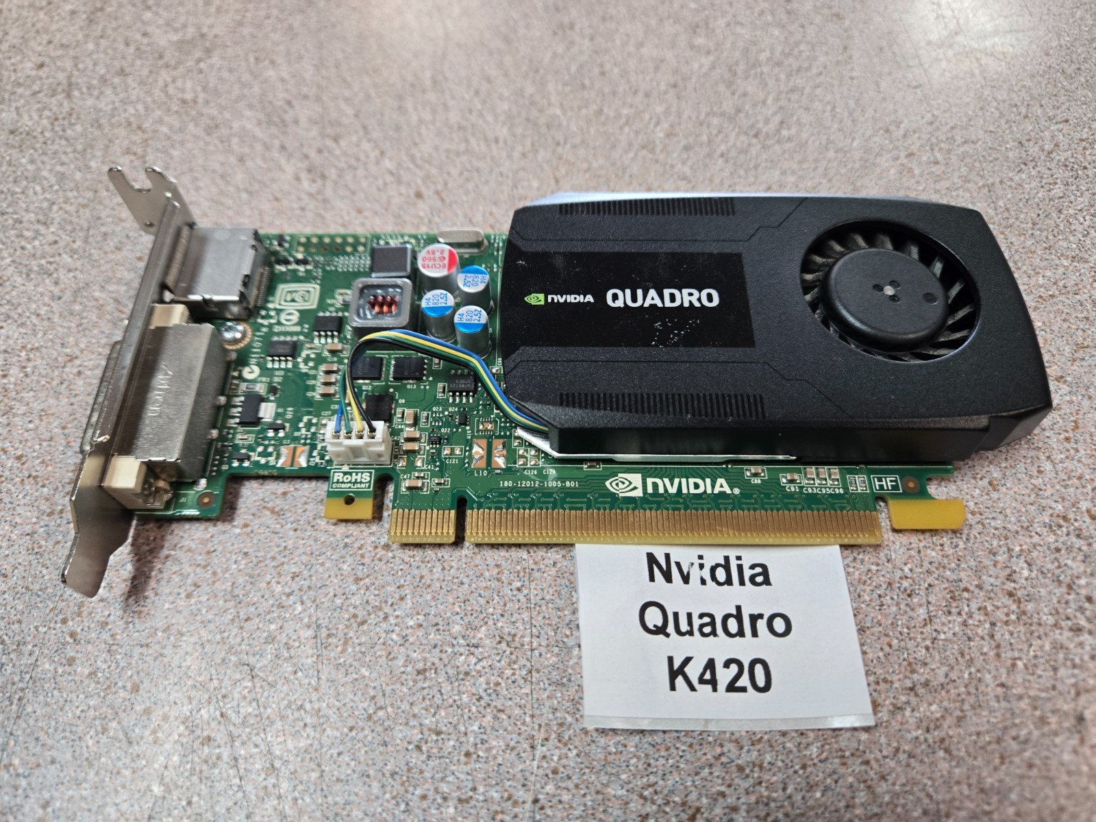 HP Nvidia Quadro K420 2GB GDDR3 Graphics Video Card GPU Low Profile