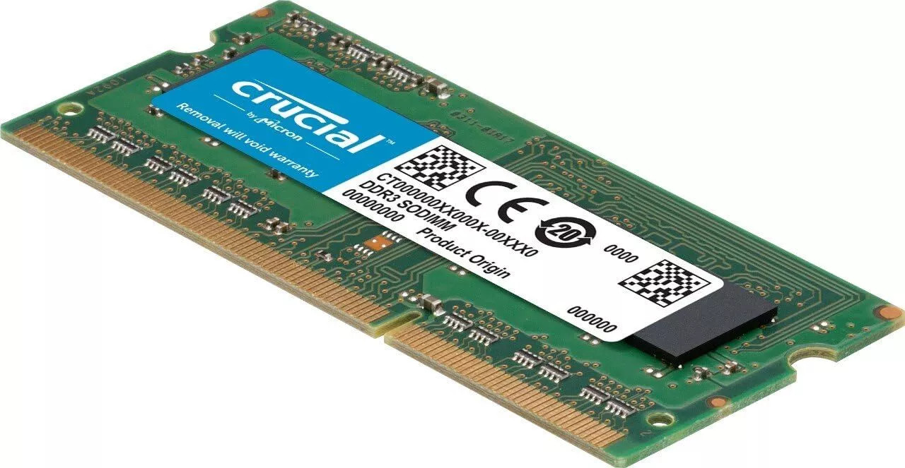 Crucial DDR3L 16GB 2X8GB 1866 MHz PC3L-14900 1.35V Notebook Sodimm Memory RAM