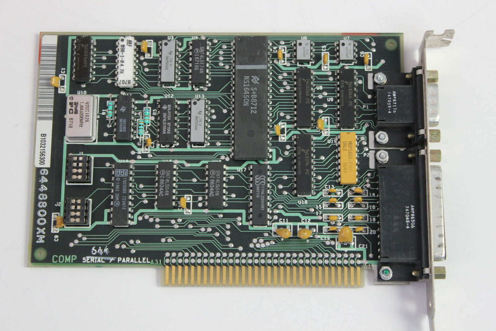 IBM 6448800 PARALLEL/SERIAL 8 BIT ISA ADAPTER BOARD 6135932 WITH WARRANTY