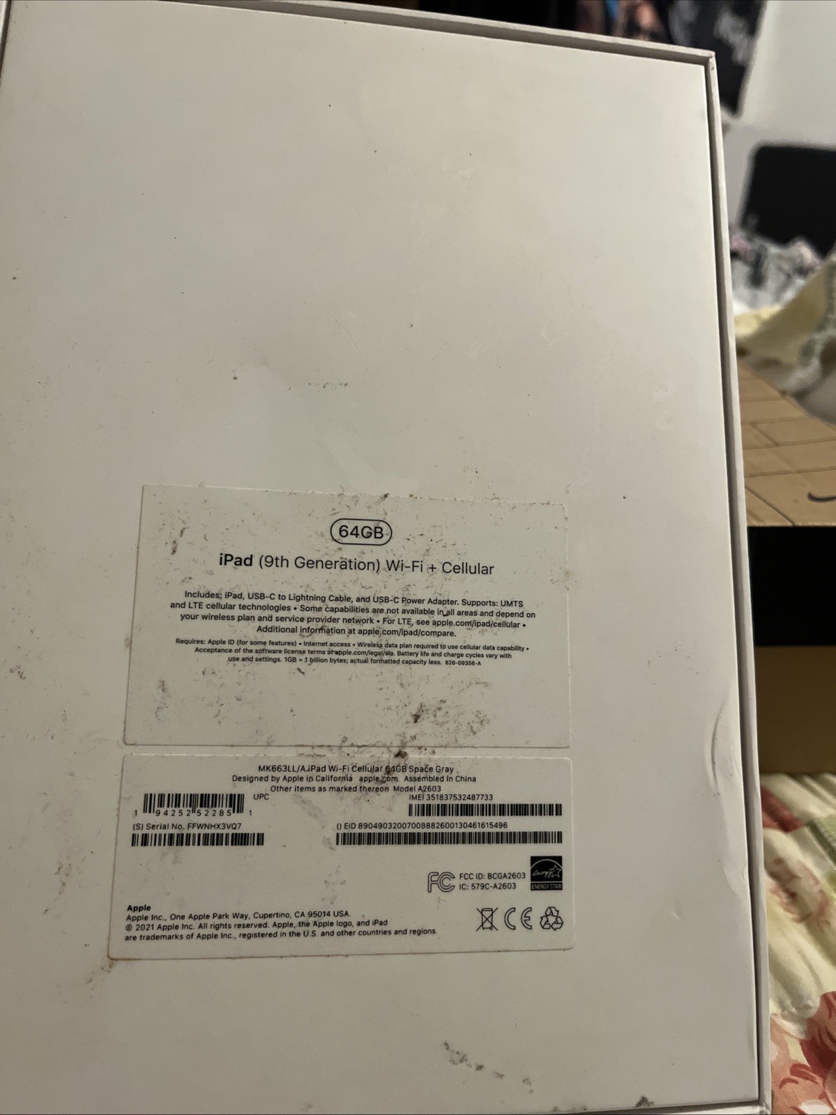 Apple iPad 9th Gen. 64GB, Wi-Fi, 10.2 in – Space Gray