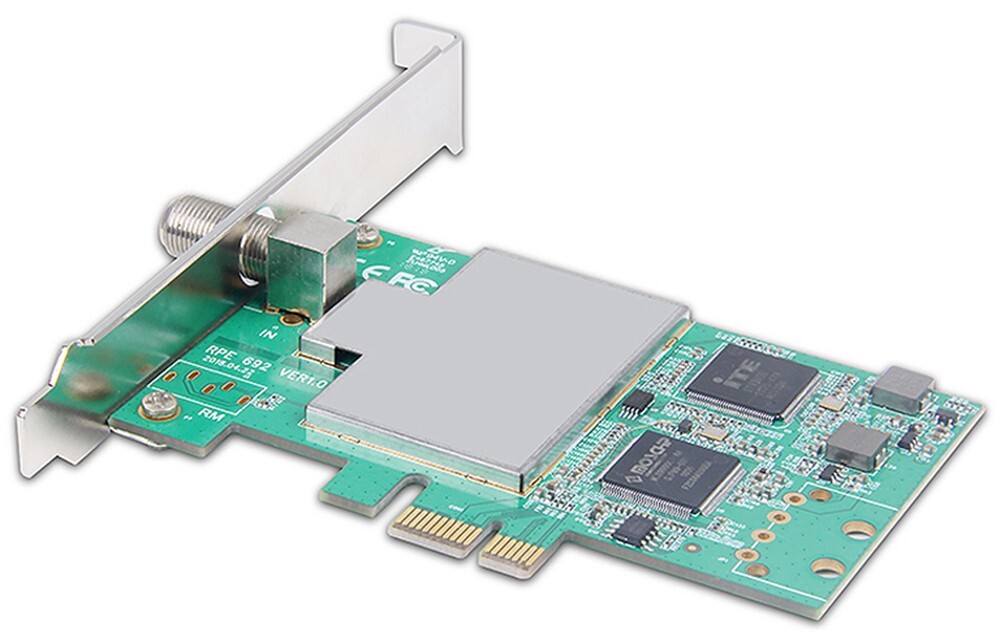Multi-Viewing Quad ATSC QAM TV Tuner DVR Card For Desktop PC Win11 Win10 Win8