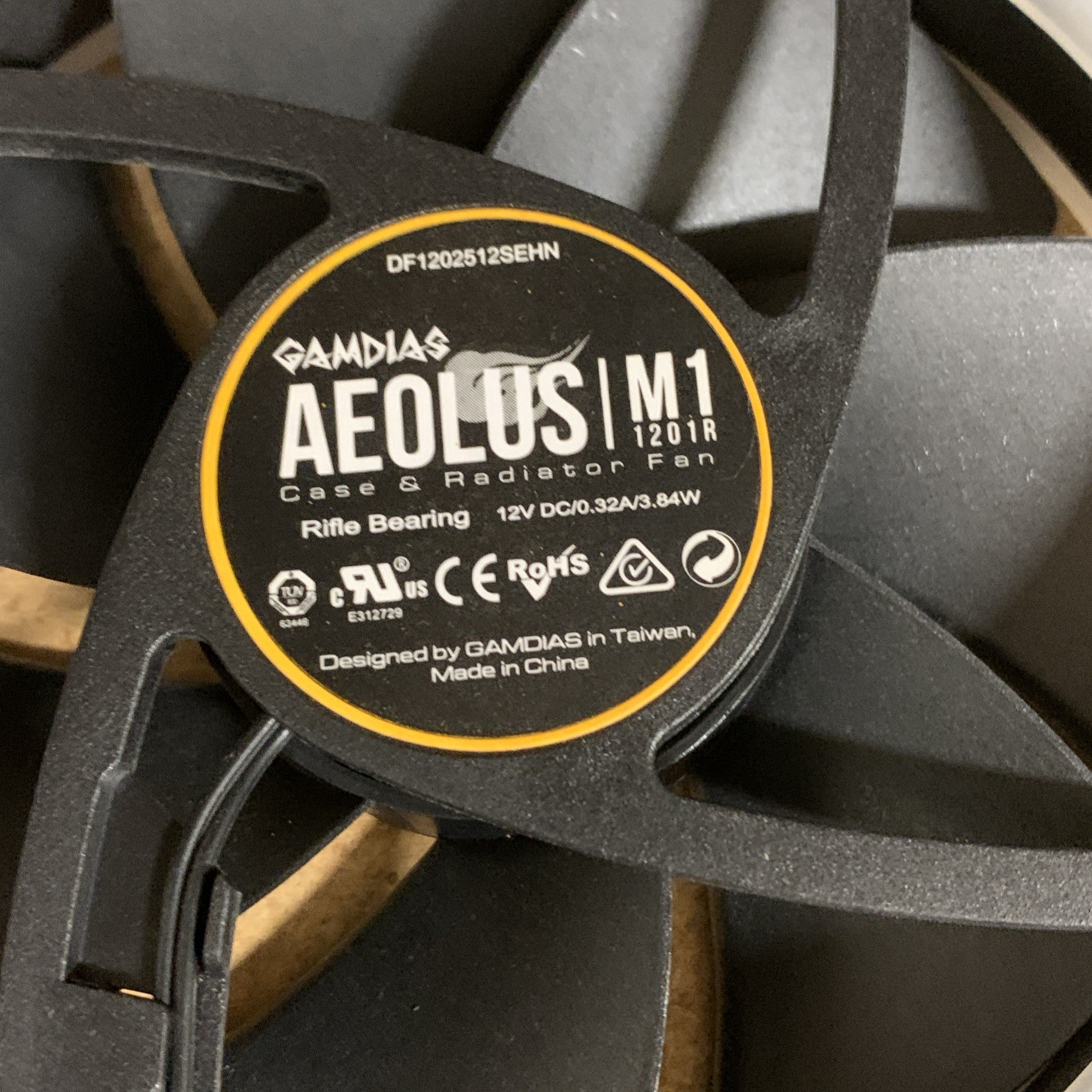 2-pack Of GAMDIAS AEOLUS M1 SkyTech Proprietary 8-Pin RGB PC Case Fan – M1 1201R
