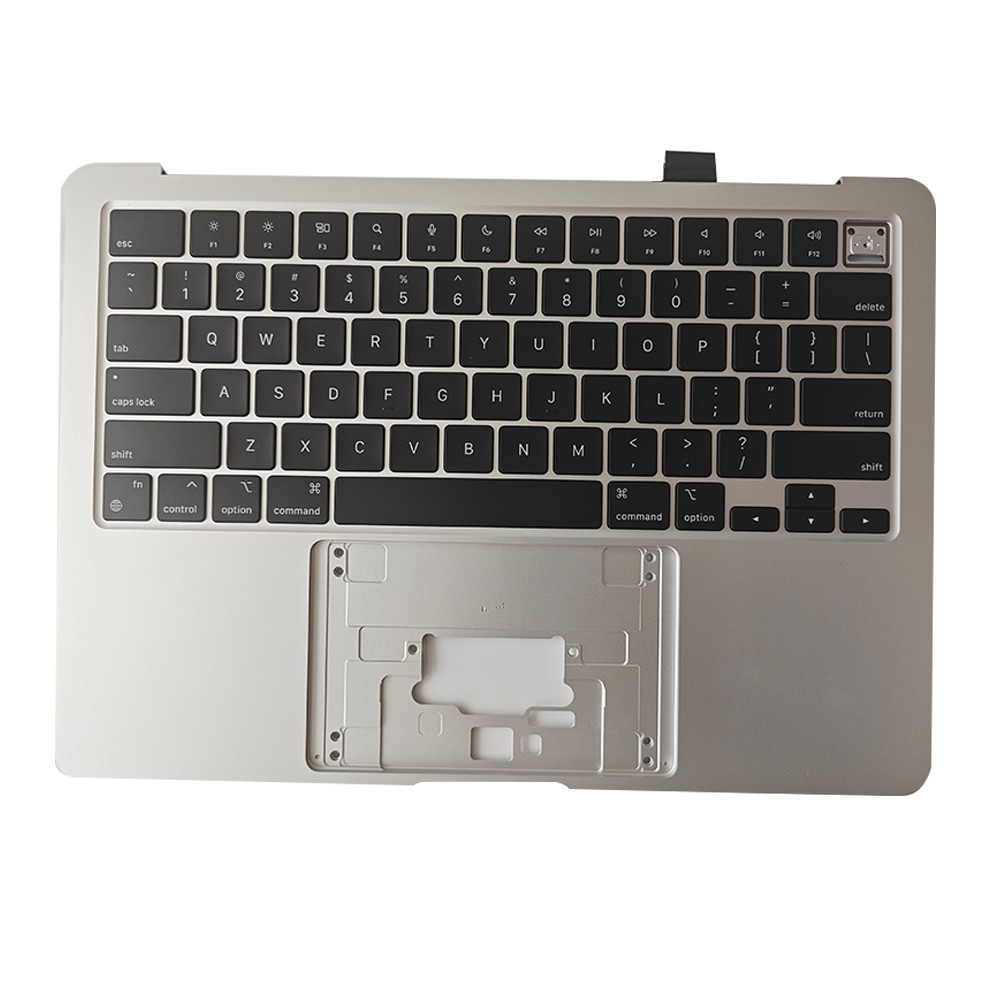Silver For Apple MacBook Air M4 13″ 2025 A3240 Palmrest Cover US Keyboard
