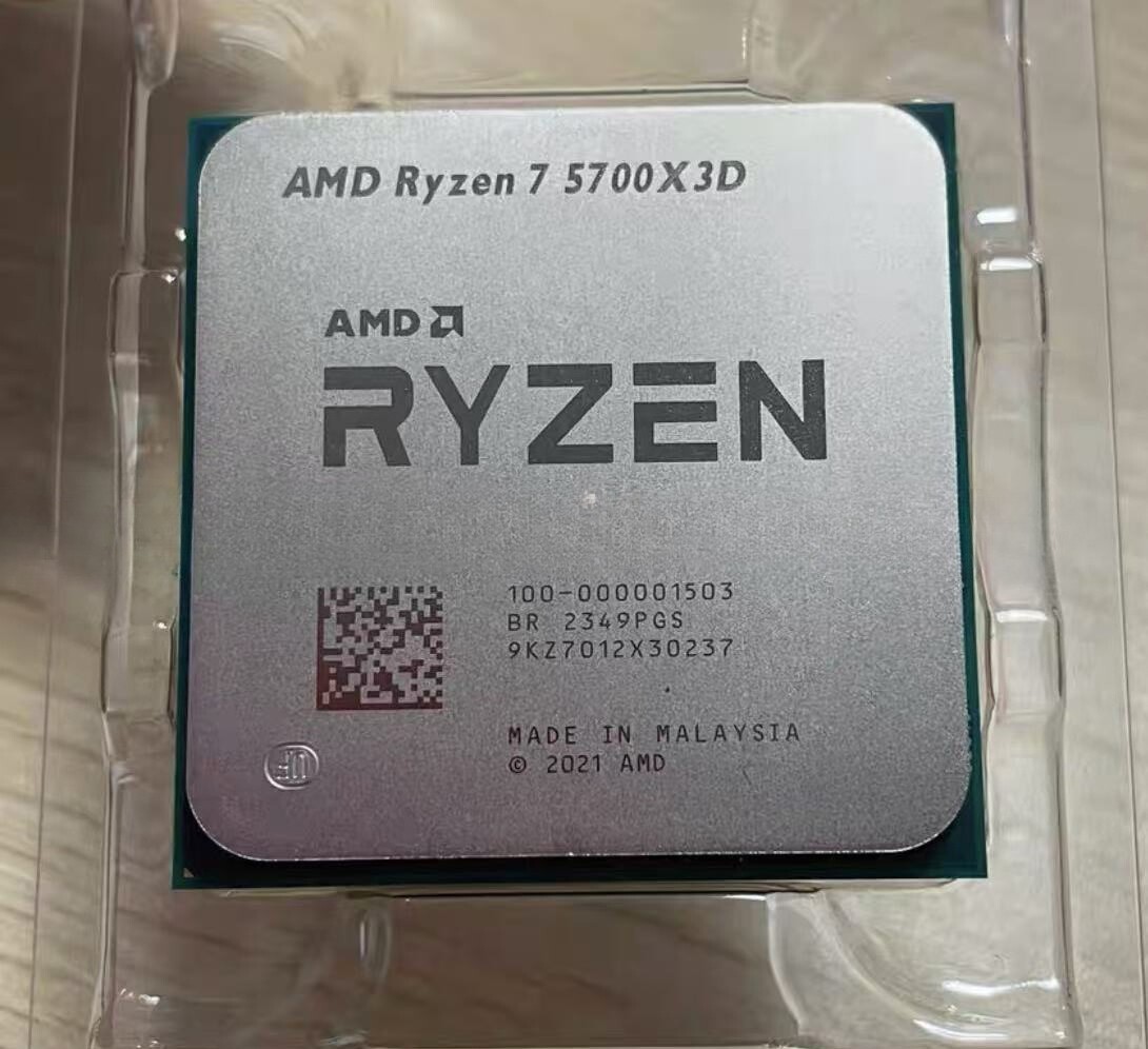 AMD Ryzen 7 5700X 3D 3.0 GHz 8-core AM4 96MB cache CPU processor 5700x3d