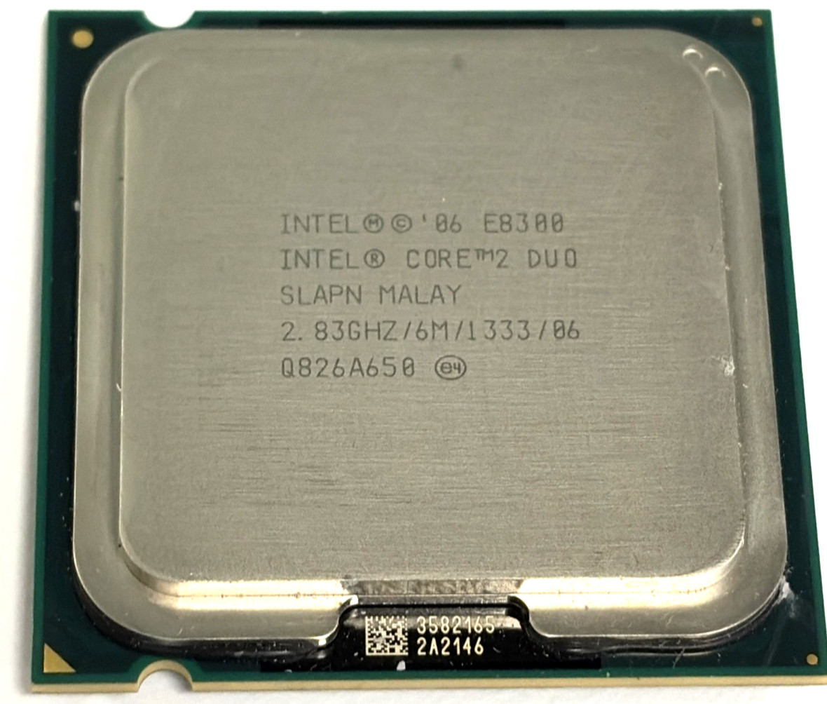 Intel Core 2 Duo E8300 SLAPN 2.83GHz 6MB 1333MHz LGA775 CPU Processor Tested
