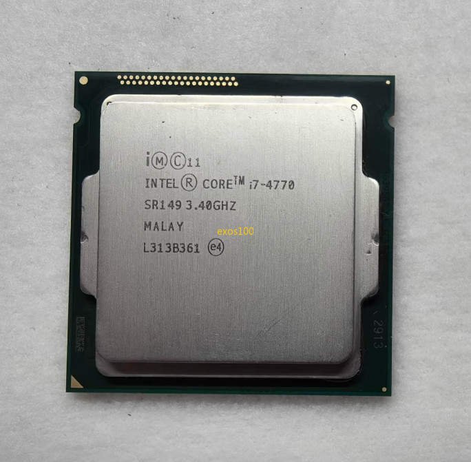 Intel Core I7-4770 3.40GHz CPU SR149 Quad-Core LGA 1150/Socket H2 CPU Processor