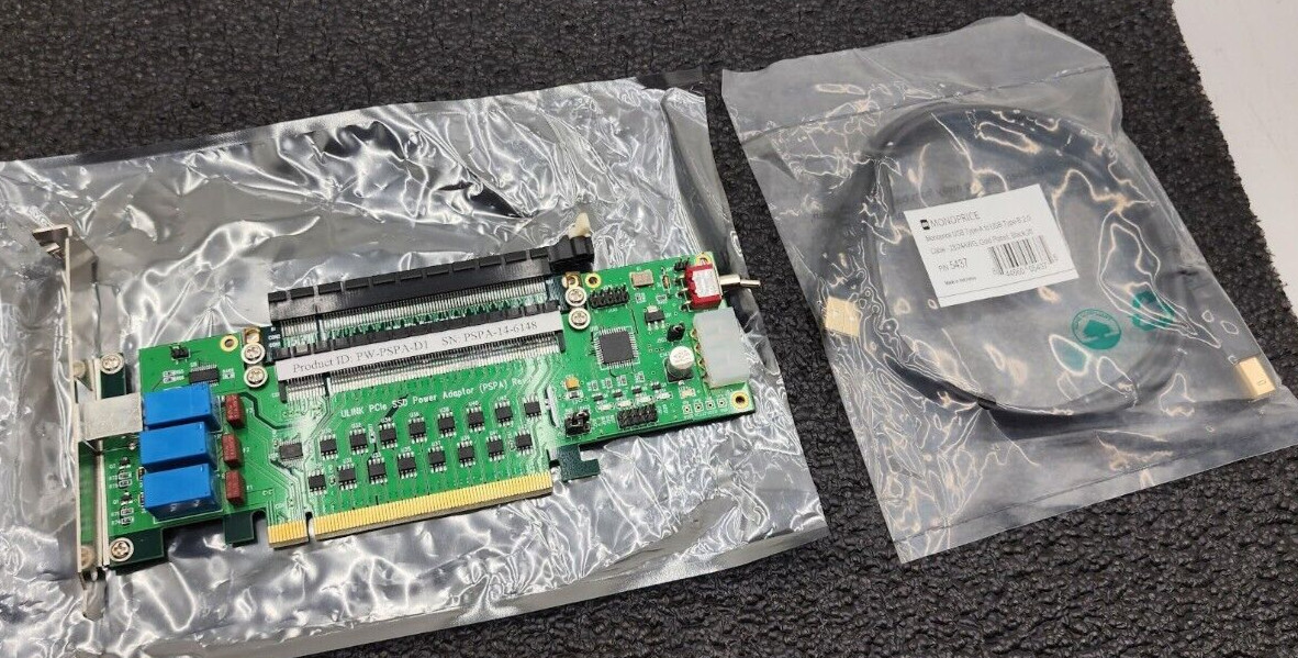 Ulink Tech PCIe-SSD Power Adapter PCI Card PW-PSPA-D1 PCI Power Cycling Tool